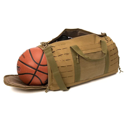 40L Tactical Duffel Bag - Multi-Sport Gym and Travel Bag with MOLLE System