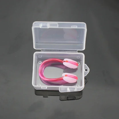 Professional Waterproof Silicone Nose Clip - Anti-Slip Swimming & Diving Nose Plug for Aquatic Sports Protection