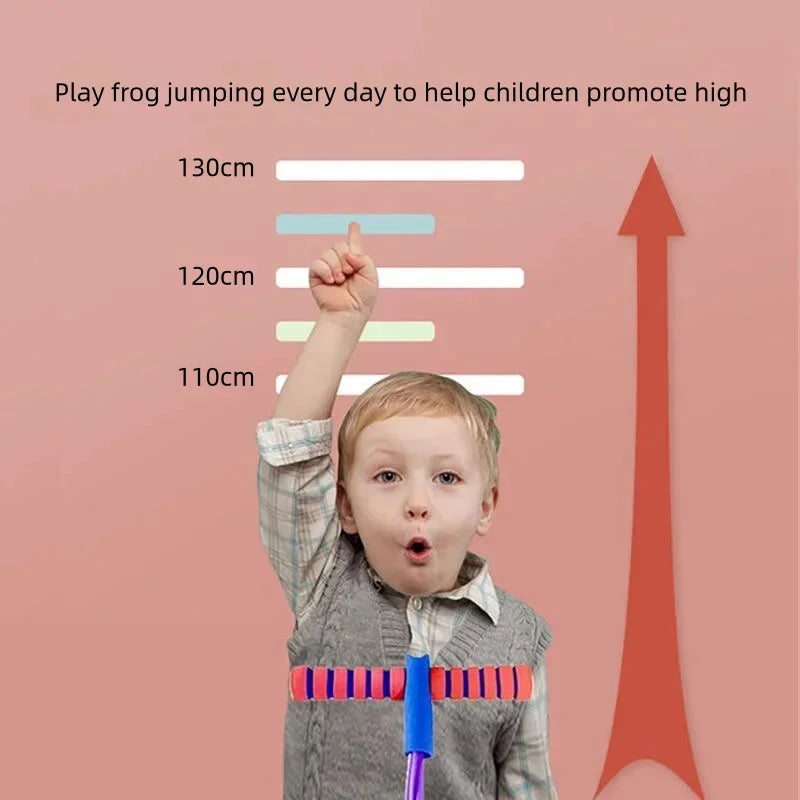 Frog Jumping Balance Toy - Outdoor Exercise Equipment for Kids Growth & Fitness with Sound