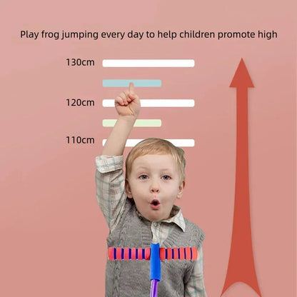 Frog Jumping Balance Toy - Outdoor Exercise Equipment for Kids Growth & Fitness with Sound