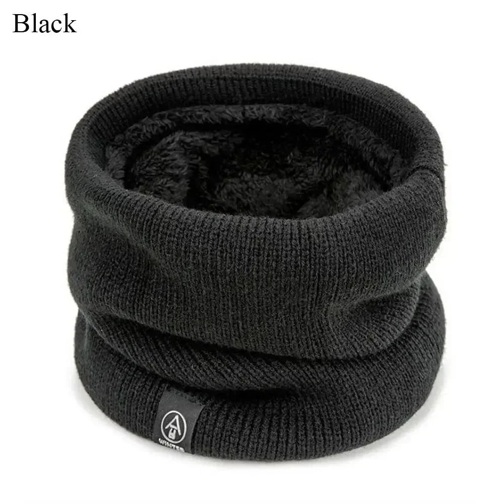 Winter Sports Neck Warmer - Soft Knitted Face Cover Scarf for Men & Women - Cold-Proof Thick Collar for Skating, Running & Hiking