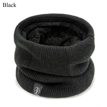 Winter Sports Neck Warmer - Soft Knitted Face Cover Scarf for Men & Women - Cold-Proof Thick Collar for Skating, Running & Hiking