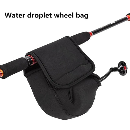 Neoprene Fishing Reel Cover - Waterproof Protective Case for Spinning Reels (S/M/L)