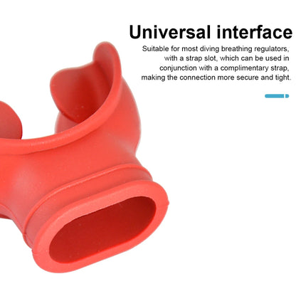 Premium Silicone Scuba Diving Mouthpiece - Comfortable Regulator Cover with Octopus Holder Retainers
