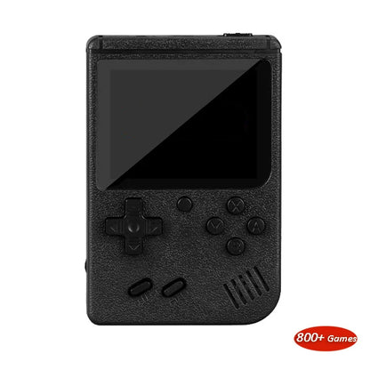 Portable Retro Handheld Game Console - 500 Classic Games - LCD Screen - Rechargeable - Gift for Kids & Adults
