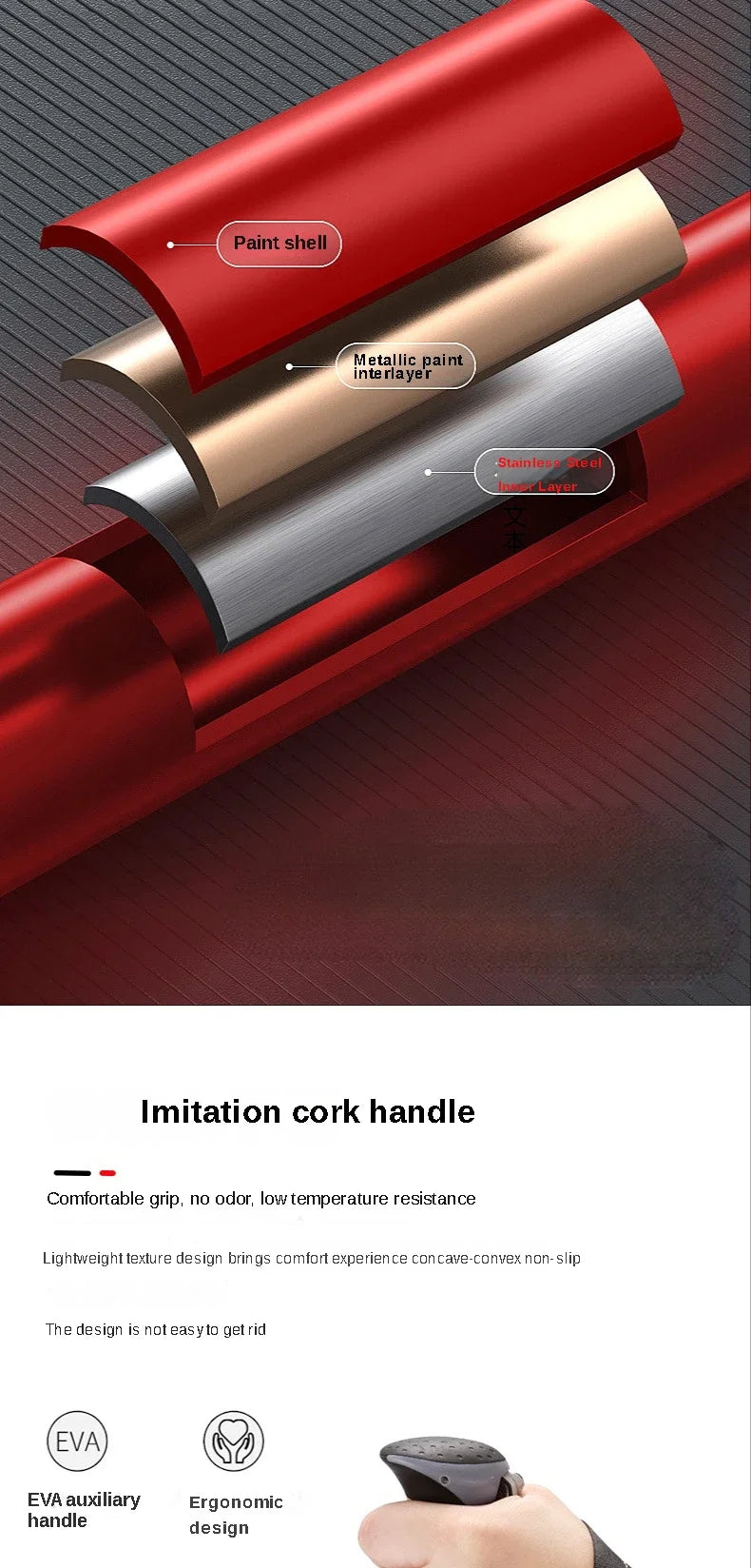 Premium Ultralight Telescopic Trekking Poles - 2PCS Adjustable Walking Sticks with Quick Lock System for Hiking