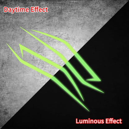 Glow-in-the-Dark Vinyl Decal Stickers for Kawasaki Ninja 400, H2, H2SX - Windscreen, Fairing, Headlight & Helmet