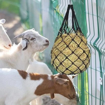 Premium Slow-Feed Horse Hay Net Bag Set (2 Pcs) – 40" Large Capacity Hanging Feeder