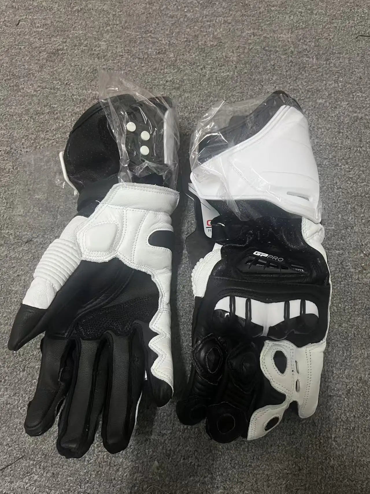 Two-X GP Pro Men's Motorcycle Racing Gloves - Long Leather Sports Protection with Touch Screen