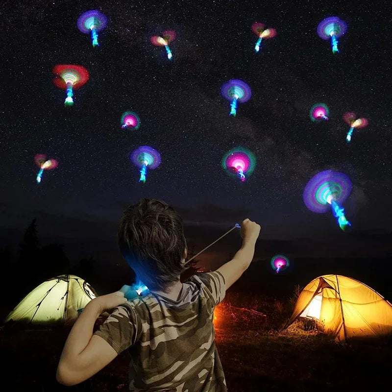 LED Light Arrow Rocket Helicopter Toy
