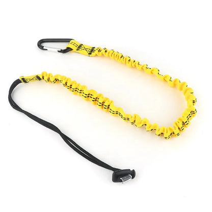 Heavy-Duty Safety Harness for Aerial Work - Elastic Buffer Sling Belt with Anti-Fall Carabiner Hook and Rope Protection System
