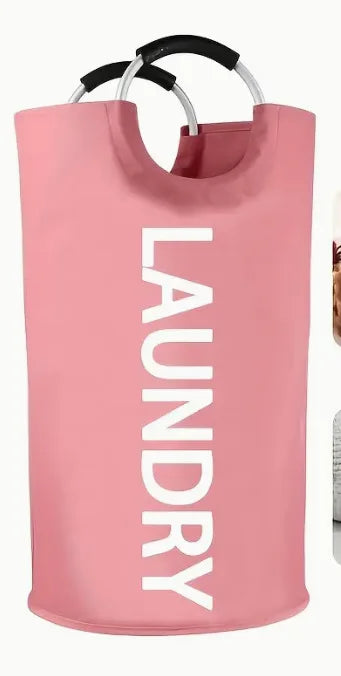 Oxford Cloth Laundry Hamper - Large Capacity Foldable Dirty Clothes Storage Basket for Bathroom