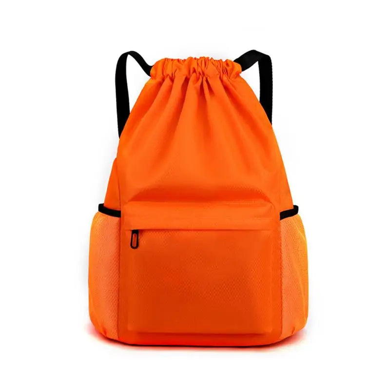Large Capacity Drawstring Backpack - Sports String Bag for Gym, Swim & Beach - Women & Men