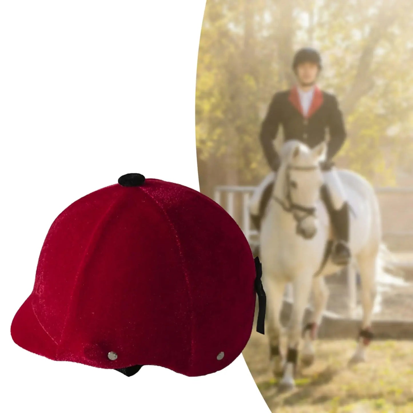 Professional Equestrian Riding Helmet - Adjustable ABS Safety Cap for Horse Riding - Lightweight Protective Gear for Men & Women