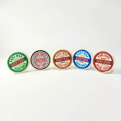 80G Surfboard Wax - Anti-Slip Formula for Warm/Tropical & Cold Water - Compatible with Surfboards, Skimboards & Skateboards