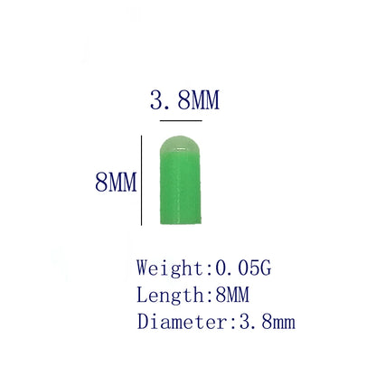 LED Fishing Float Set - 10 Pack Electronic Light-Up Bobbers for Night Fishing (Battery-Free)