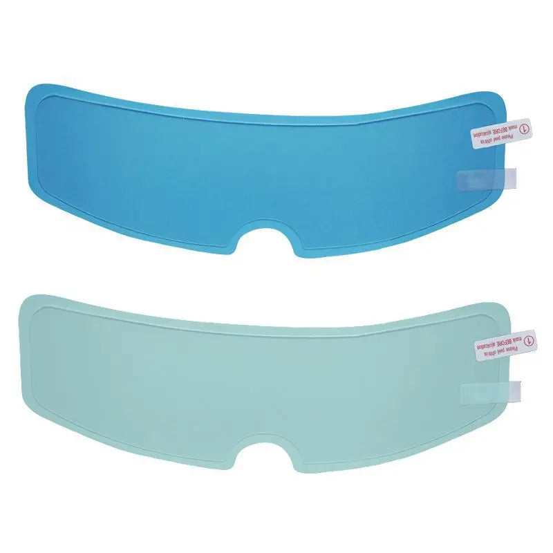 Clear Nano Film Helmet Sticker – Anti-Rain & Anti-Fog Protection for Motorbike Riders, Easy Application for Enhanced Visibility