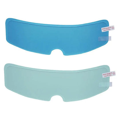 Clear Nano Film Helmet Sticker – Anti-Rain & Anti-Fog Protection for Motorbike Riders, Easy Application for Enhanced Visibility