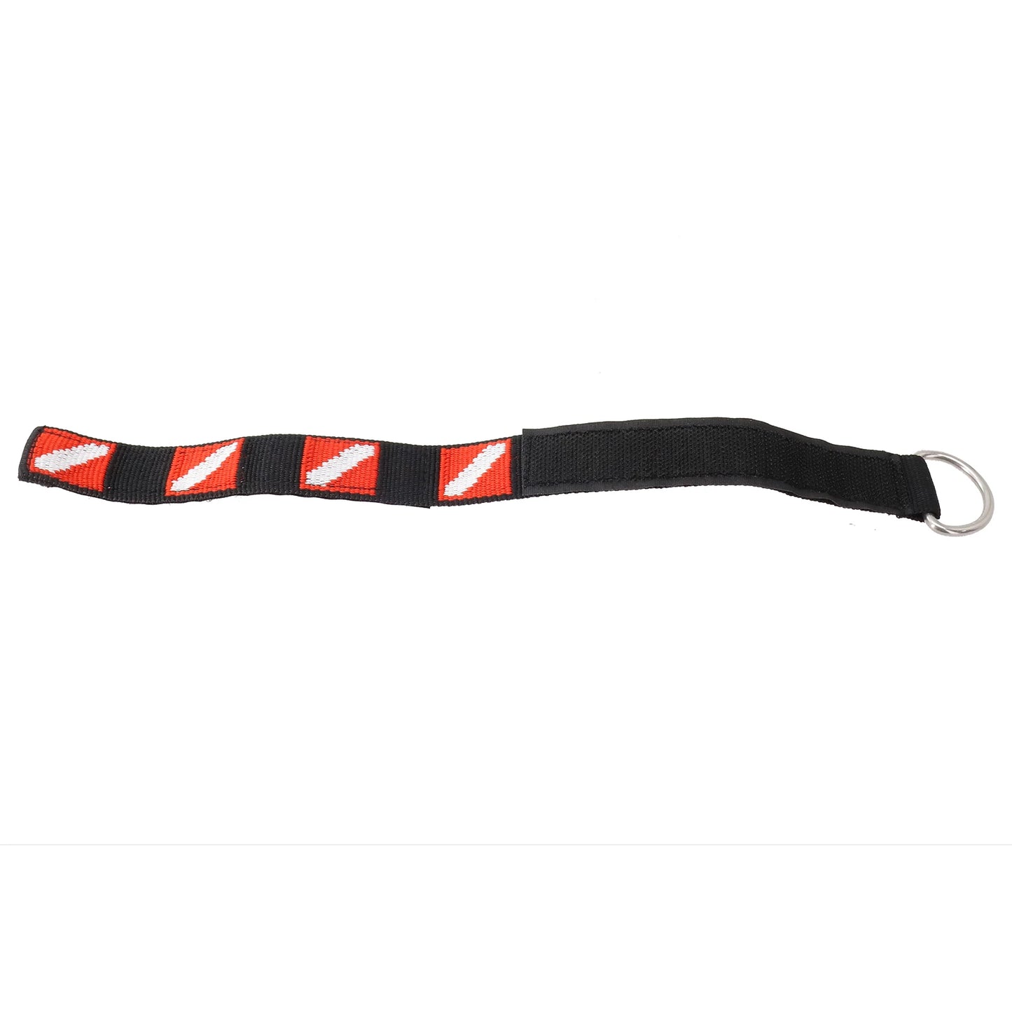 Adjustable Scuba Diving Wrist Lanyard - Metal D-Ring Webbing Strap for Freediving & Swimming Equipment