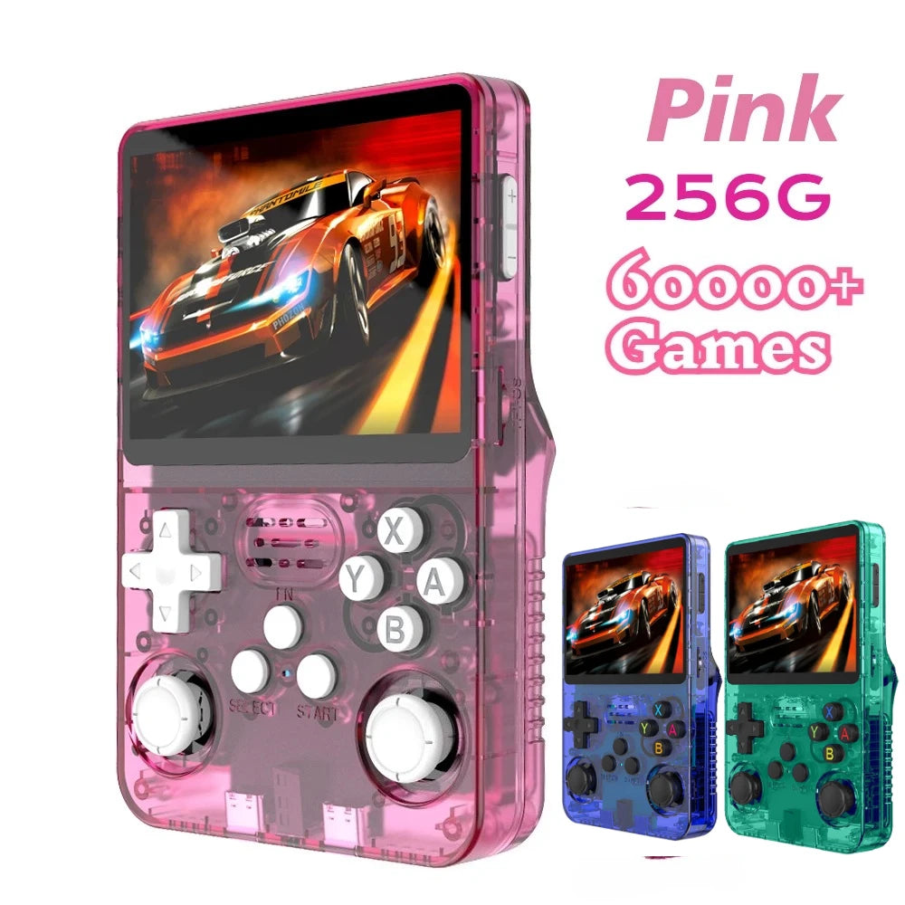 R36S Retro Handheld Game Console - 3.5'' IPS Screen - 64GB/128GB/256GB Storage - ARKOS 2.0 Portable Gaming System