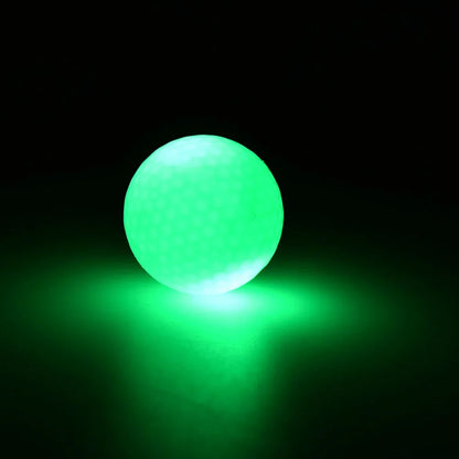 Luminous Golf Balls - 6-Pack Glow in the Dark Fluorescent Balls for Night Training and Practice