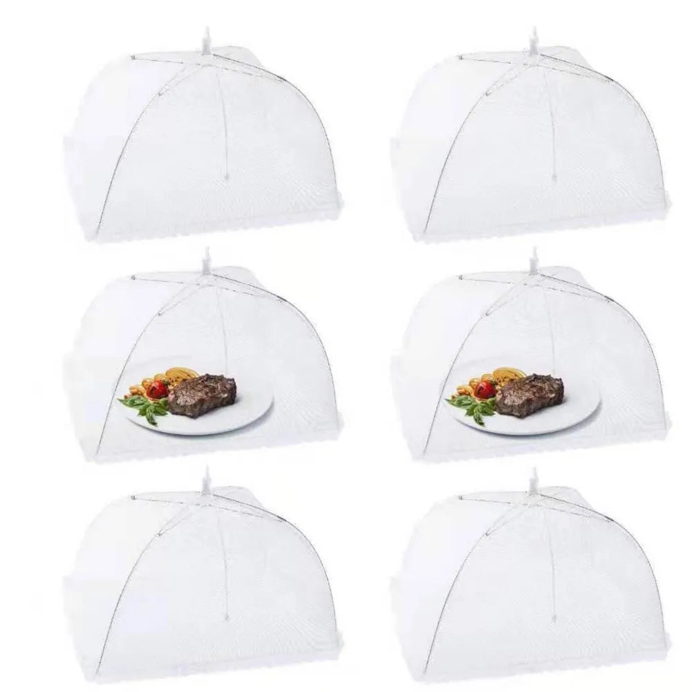 Pop-Up Mesh Food Cover - Collapsible Insect Protection Tent for Outdoor Dining