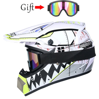 Children's Off-Road Motorcycle Helmet - Downhill AM DH Cross Bike Motocross Helmet