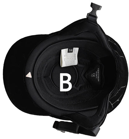 CE Certified Equestrian Riding Helmet - Breathable ABS+EPS Safety Half Cover for Men, Women & Children - Universal Fit 48-60cm