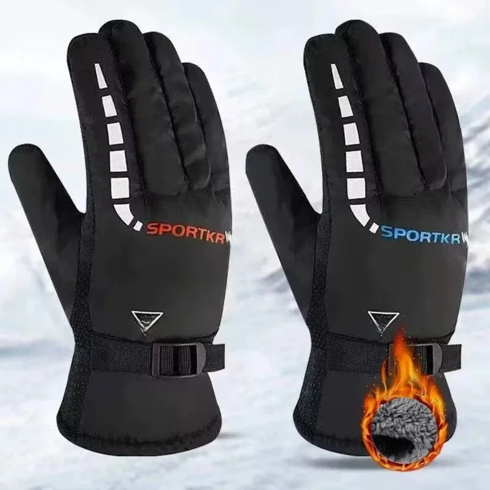 Waterproof Anti-Slip Winter Cycling Gloves - Outdoor Sports & Motorcycle Riding