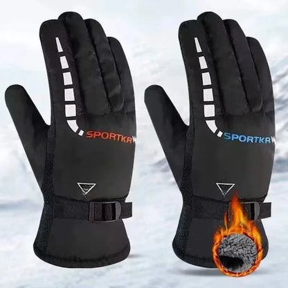 Waterproof Anti-Slip Winter Cycling Gloves - Outdoor Sports & Motorcycle Riding