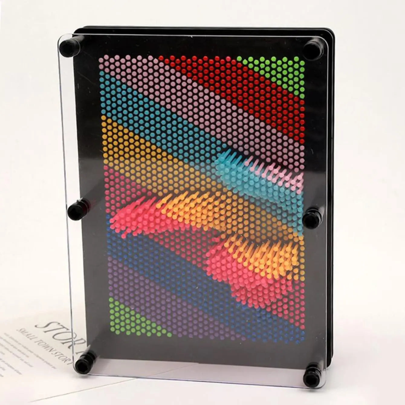 3D Pin Art Sculpture Board - Hand Clone Compression Toy for Kids - Creative Screen Insertion Pin Model for Painting and Illustration