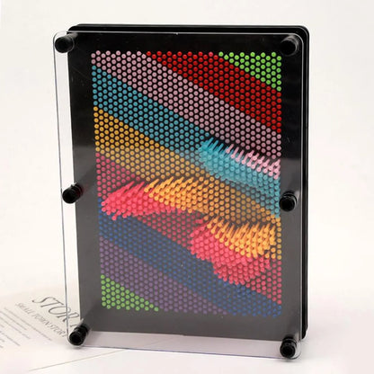 3D Pin Art Sculpture Board - Hand Clone Compression Toy for Kids - Creative Screen Insertion Pin Model for Painting and Illustration