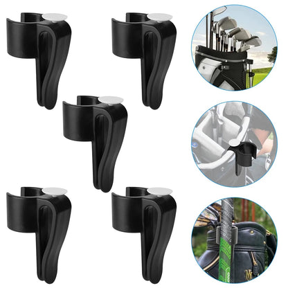 Golf Putter Holder Clips - 10PCS Fixed Golf Club Buckle Organizer for Bag Storage & Swing Training Accessories