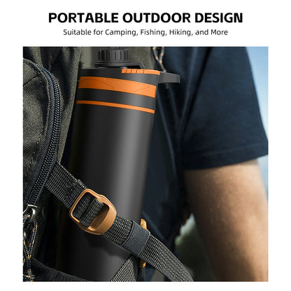 Ultra-Fine Portable Water Filter Bottle - Outdoor Water Purifier for Hiking, Camping & Travel by Clearly Filtered