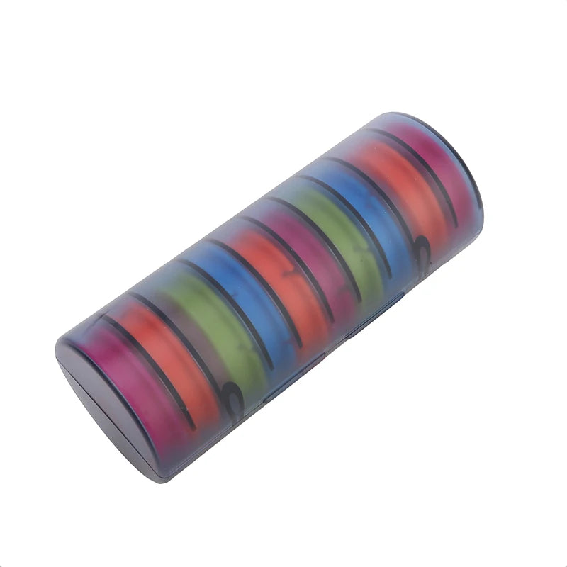 Professional Fishing Line Organizer Box - Multi-Spool Winding Board with Storage