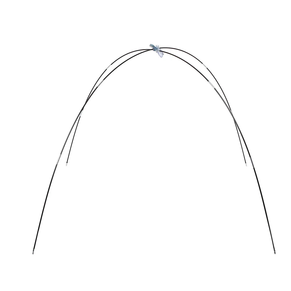 Glass Fiber Tent Arc Poles Replacement - 12-Piece Set (1 Pair) for Camping Tents (3.26m/3.4m/3.9m Options)