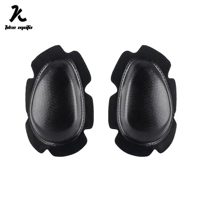 Motorcycle Racing Knee Pads - Universal Protective Gear with Sliders for Sports Riding
