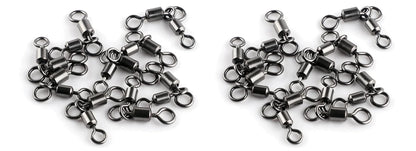 Triangle Joint 3-Way Rolling Swivels - Catfish Fishing Connectors for Bottom Bouncing