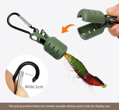 Squid Jig Bait Protector Kit - 6pcs Webfoot Octopus Egi Hook Covers with Carabiner for Cuttlefish Umbrella Lure Fishing Tackle