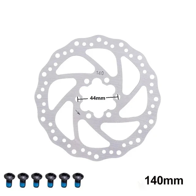 ZTTO Bicycle Brake Rotor 120 140 160 180 203mm 6 in Stainless Steel Hydraulic Brake Rotor MTB Road Bike Disc Brake With T25 Bolt