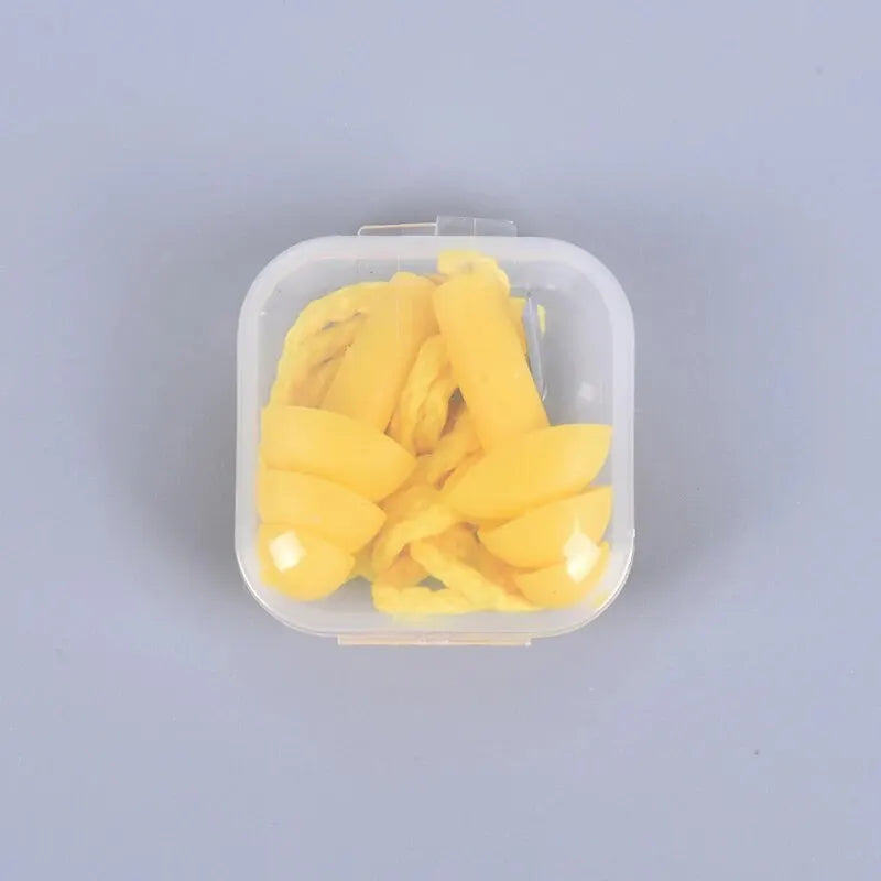 Silicone Swimming Earplugs with Rope - Noise Reduction Sleep Ear Plugs for Diving & Underwater Activities (1 Piece)