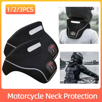 Motorcycle Neck Protector Brace Guard - Racing Motocross Cycling Helmet Protection Gear