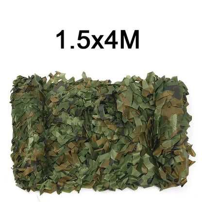 Oxford Polyester Camouflage Netting - 1.5m Wide Camo Net for Hunting, Shooting, Camping & Outdoor Concealment