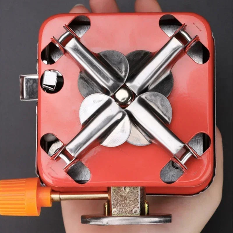 Compact Portable Gas Stove - Foldable Camping Burner - Windproof Outdoor Stove for Backpacking, Hiking, Picnic & BBQ