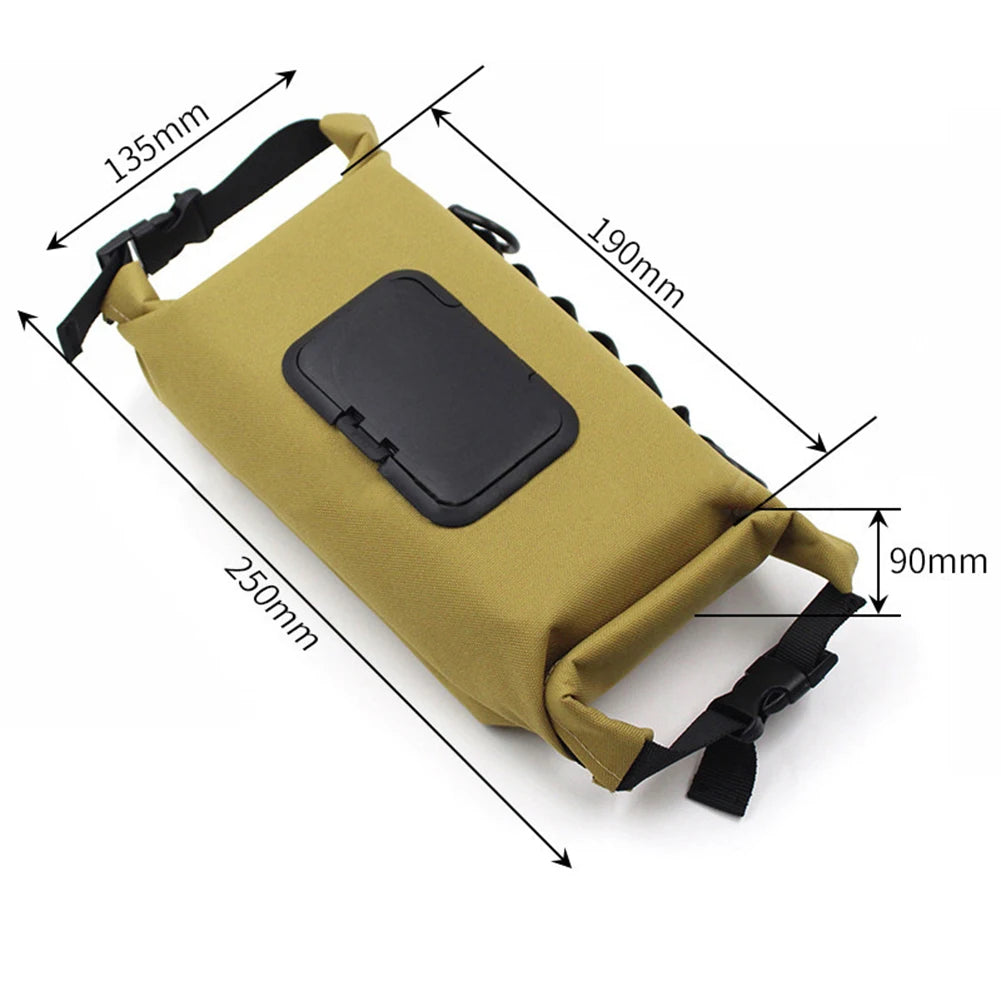 Canvas Wet Wipes Dispenser - Hanging Storage Box for Paper Towels and Wet Tissues - Outdoor Camping Accessories