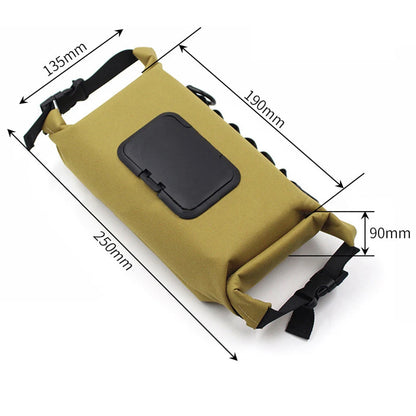 Canvas Wet Wipes Dispenser - Hanging Storage Box for Paper Towels and Wet Tissues - Outdoor Camping Accessories