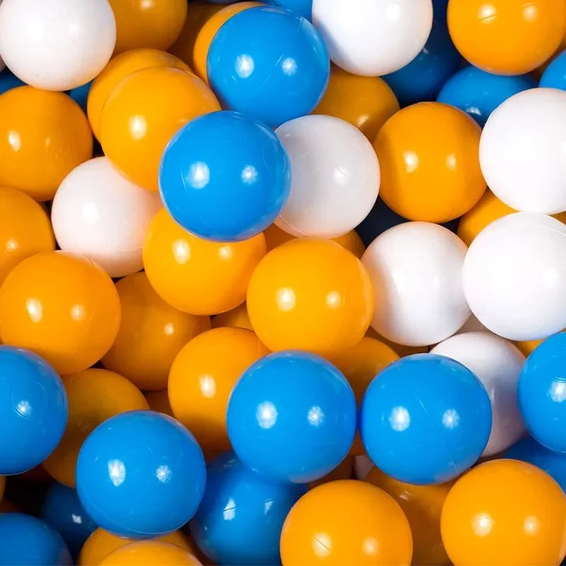 Colorful Ocean Ball Pit Balls - Eco-Friendly Non-Toxic Plastic Play Balls 5.5cm (50pcs Love & Star Shapes)