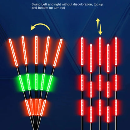 LED Fishing Float with Gravity Sensor - Night Fishing Strobe Light with Long Tail and High Sensitivity Buoy