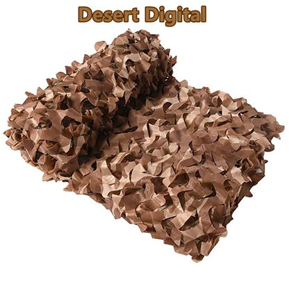 210D Oxford Military Camouflage Netting - Garden Gazebo Sun Shelter Net for Hunting & Outdoor Use