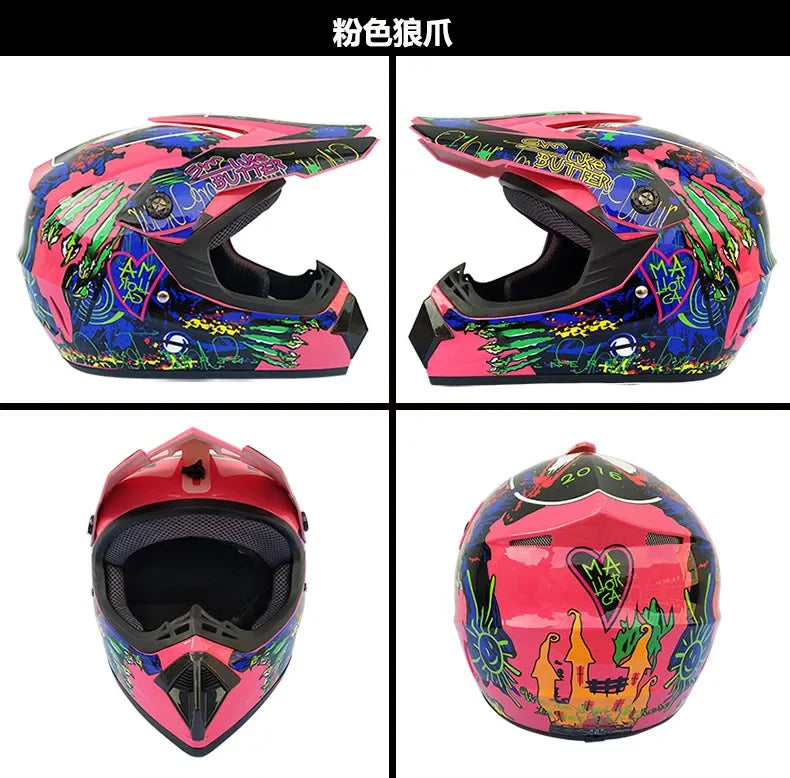 Full Face Motocross Helmet - Off-Road Downhill AM DH Cross Capacete - Free Shipping + 3 Free Gifts
